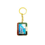 Generic / Keychain, Dubai Burj Al Arab, Gold, Souvenir - 1 miniature