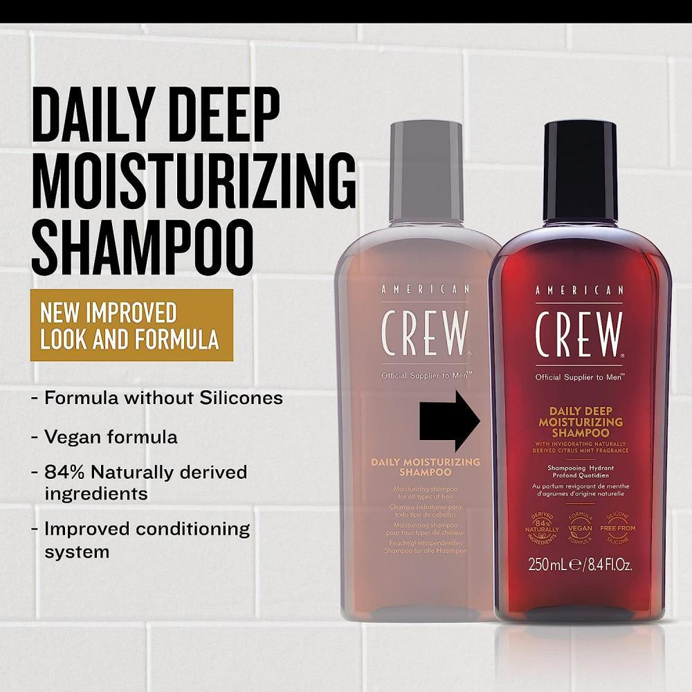 American Crew / Shampoo, Daily deep moisturising, 8.4 fl oz (250 ml) - 2