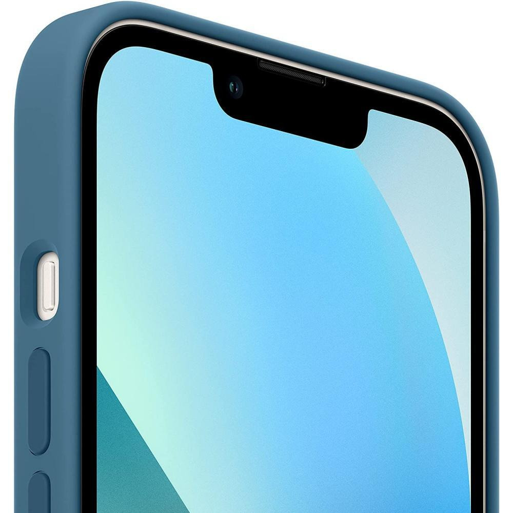 جراب سيليكون مثالي لهاتف Iphone 13 Pro Blue Jay - 3