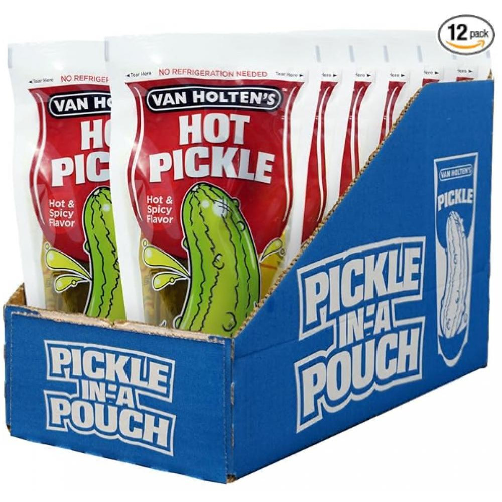 Огурцы С Острым И Пряным Вкусом Van Holten's, Большие огурцы В УПАКОВКЕ, 12 шт. - 2