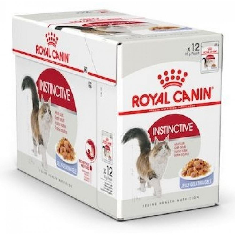 Royal Canin \/ Wet food, Instinctive, Jelly, Pouch box, 12 x 3 oz (12 x 85 g) - 1