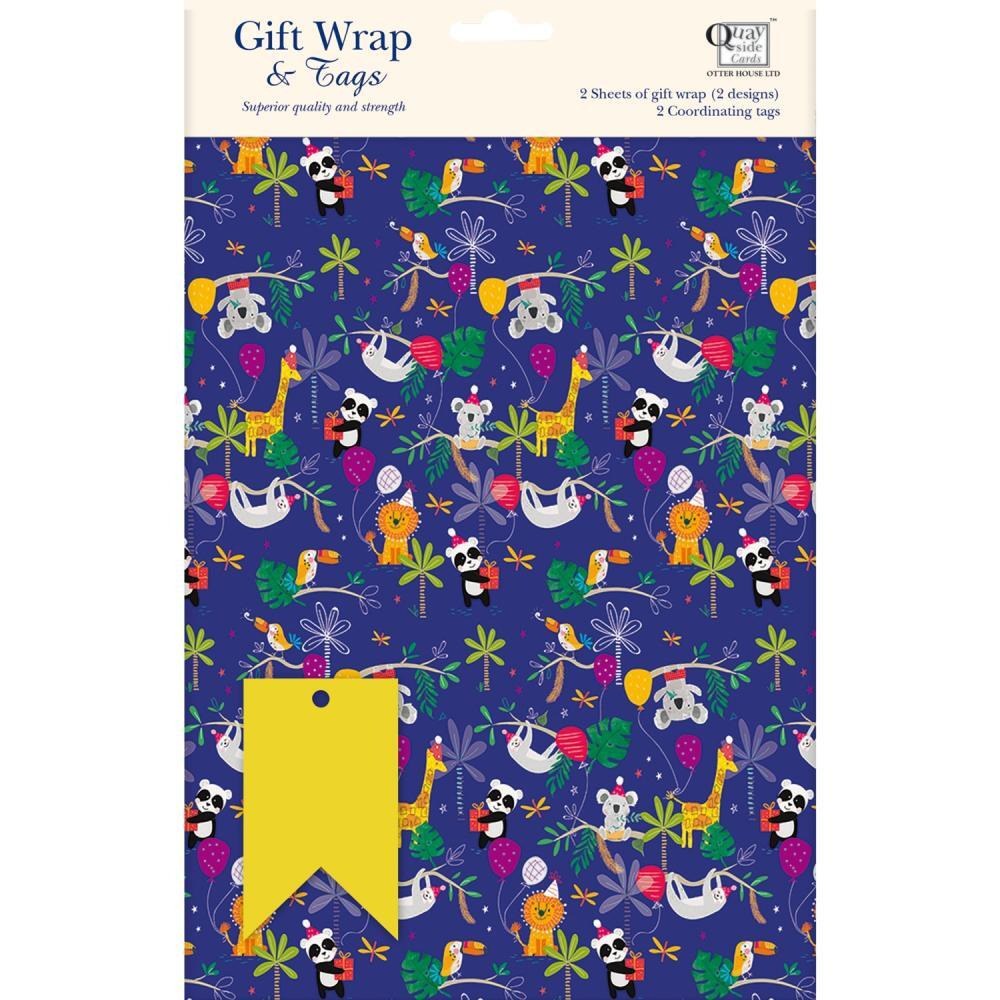 Animals and Presents Gift Wrap  - 1