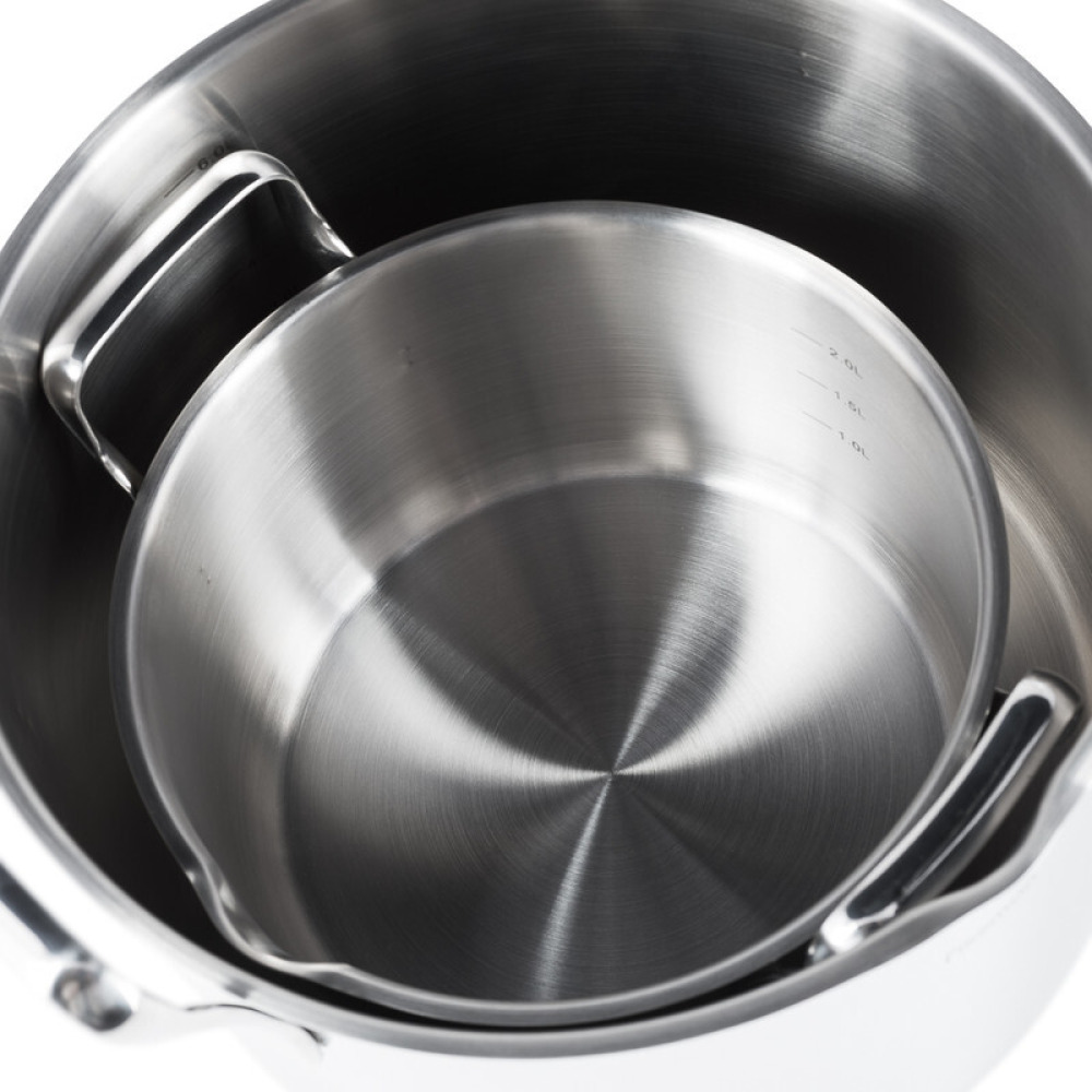 Fissman 4-Piece Cookware Fabia Series (Pots: 2.5 l / 18 cm; 6.2 l / 24 cm; lids 18 / 24 cm) - 5