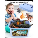AMERTEER / Dinosaurs toy set, 46 pcs - 4 miniature