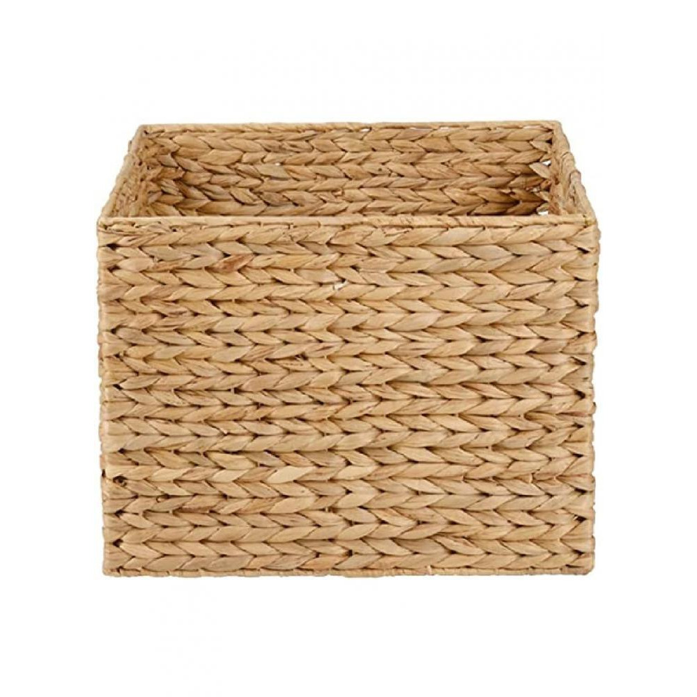 Homesmiths Water Hyacinth Basket with Iron Frame 40 x 37 x 30.5 cm - 3