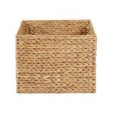 Homesmiths Water Hyacinth Basket with Iron Frame 40 x 37 x 30.5 cm - 3 miniature