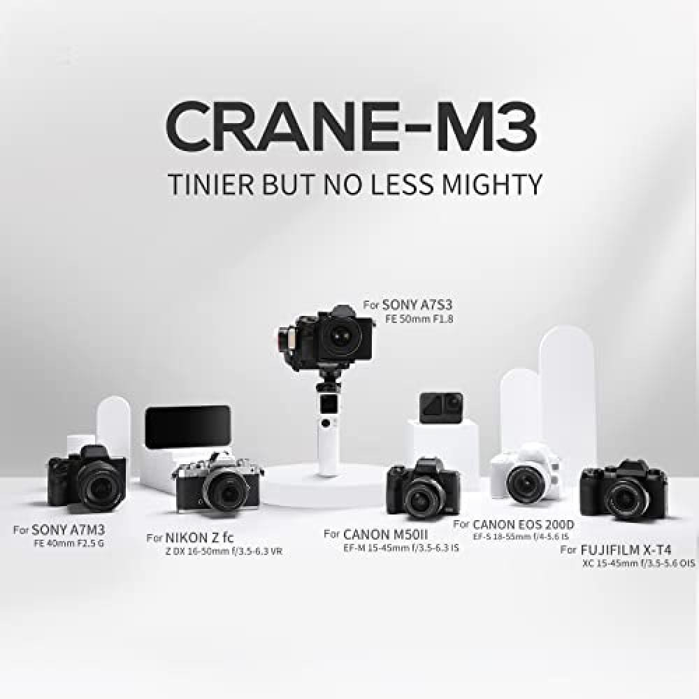 Zhiyun Crane M3 Combo Version 3-Axis Handheld Gimbal Stabilizer for Mirrorless Cameras - 7