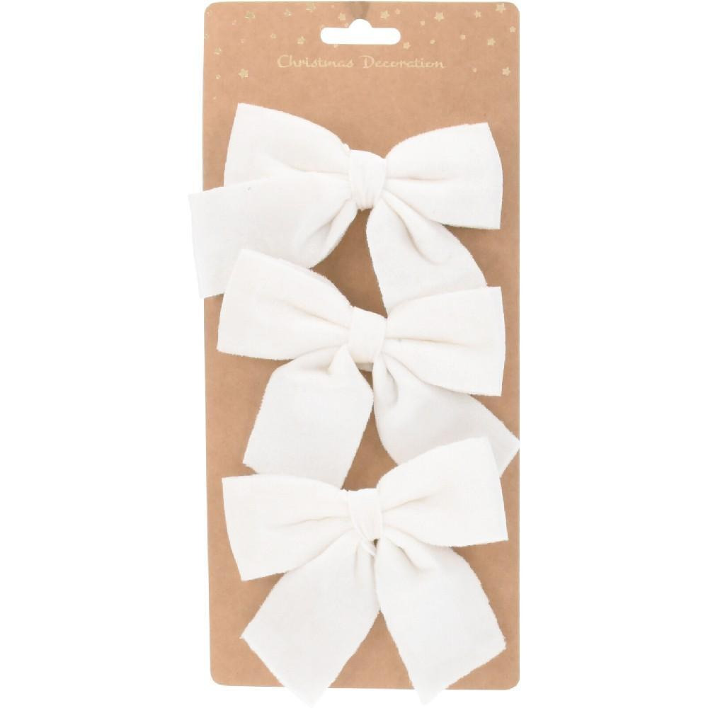 Koopman Xmas Bow Velvet Set (2 ШТ.) Белый - 1