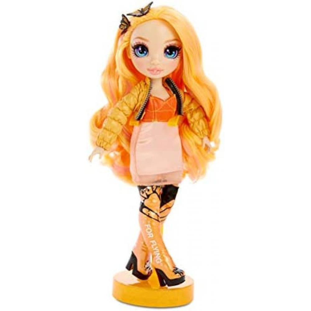 Rainbow Surprise RAINBOW HIGH Poppy Rowan – Orange Fashion Doll with 2 Outfits - 3