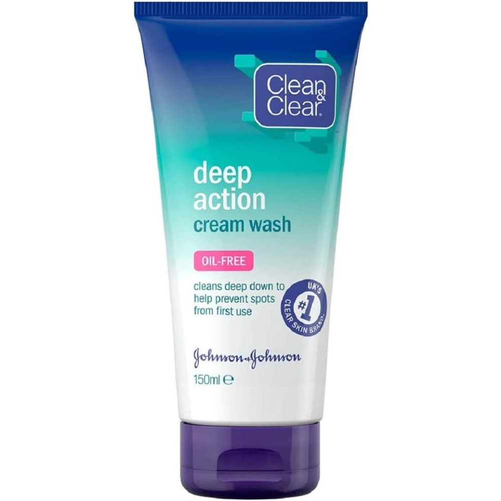 Clean & Clear and Deep Action Cream Wash - 1