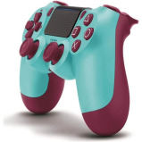 REMAX Wireless Bluetooth Gamepad Joystick Controller for Sony PS4 (BERRY BLUE) - 1 miniature