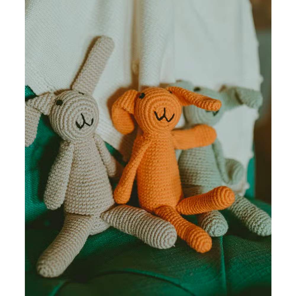 Plush Toy Pebble, My First Toy Bunny Rattle - 2