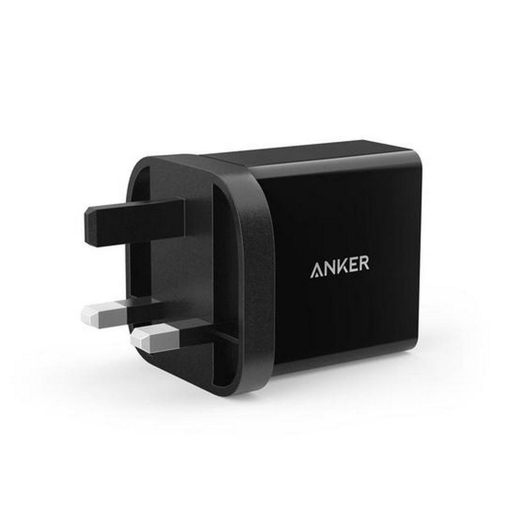 Зарядное УСТРОЙСТВО Anker 24 ВТ, 2 Порта USB, Великобритания, черный - 2