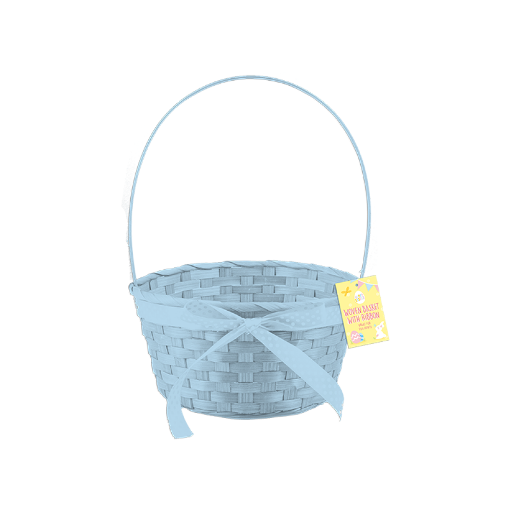 Gems Easter Woven Basket With Ribbon Assorted 1 Piece - 2