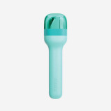Zoku Pocket Neatly Nesting Set of 3 Utensils has a Spoon, Fork and Knife, Teal - 1 miniature