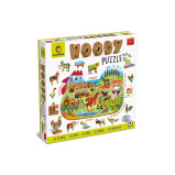 Ludattica Woody Puzzle The Farm for Kids from Age 3-6, Great for learning and Educational Purpose. - 1 miniature