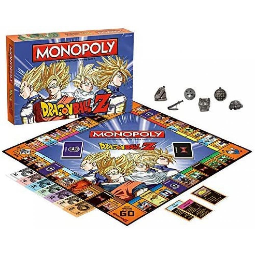 USAopoly Dragon Ball Z Recruit Legendary Warriors Like Goku, Vegeta and Gohan Anime Series Merchandise Themed Monopoly Game - 6