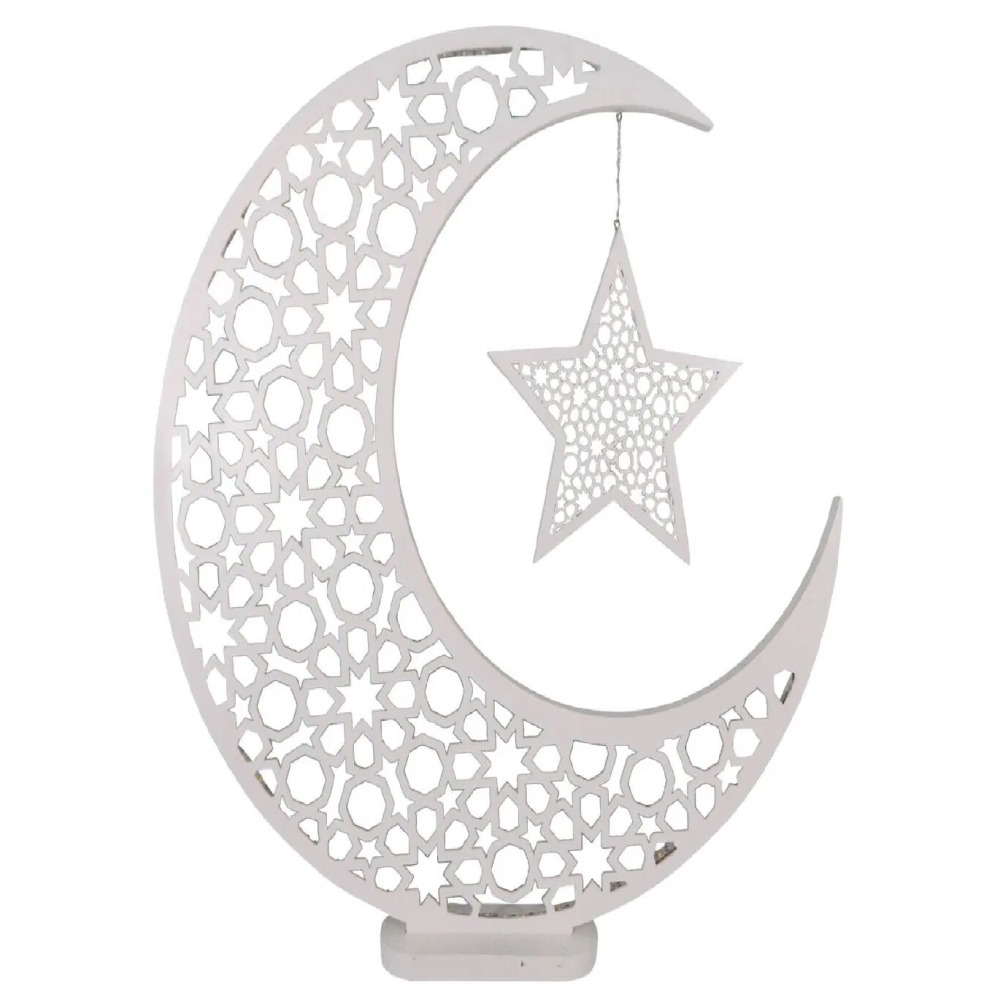 Large Geometric Moon & Star - 60cm, for Occassions like Ramadan - 3