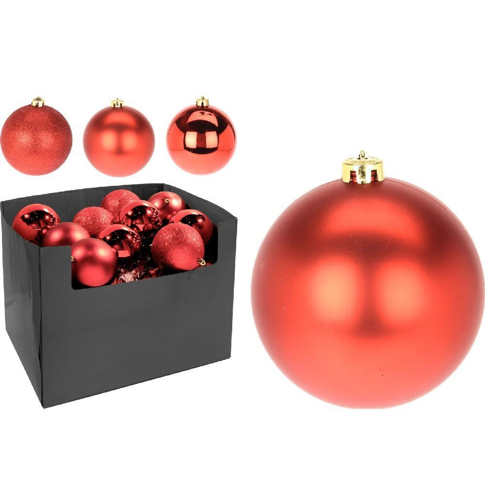 Koopman Рождественский Шар 120Мм Красный Ассорти 1 Шт. - 1