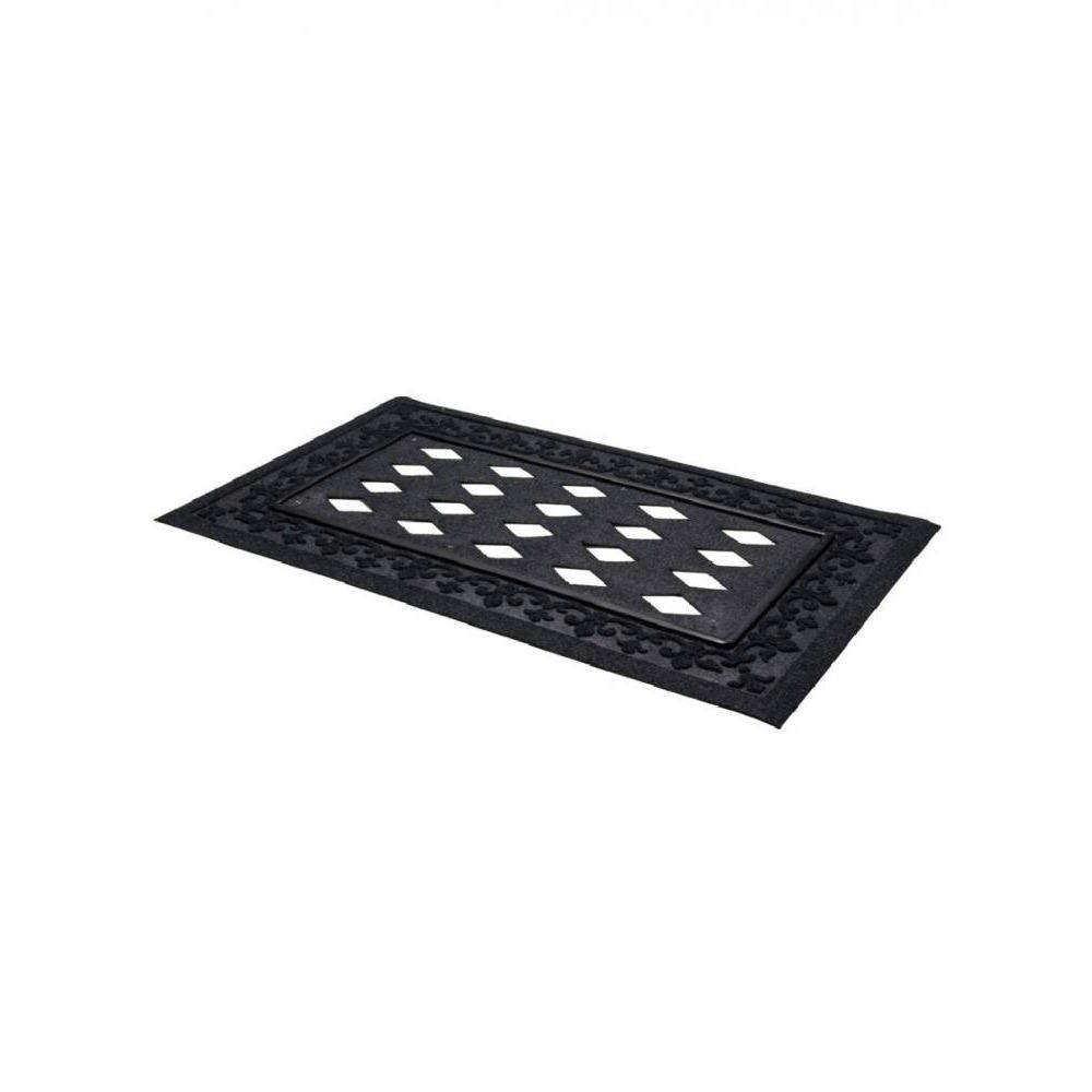 Evergreen Embossed Fleur de Lis Sassafras Mat Tray - 3