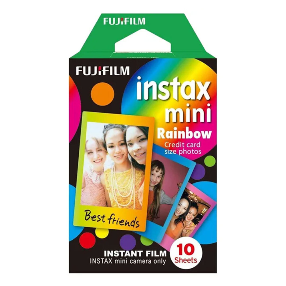 Fujifilm - Instax Mini 1 Pack Film - Rainbow - 1