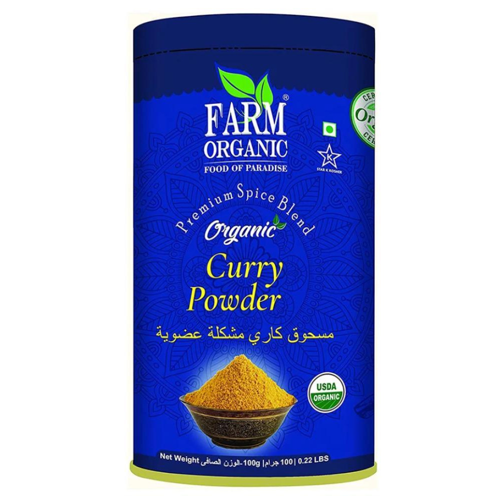 مسحوق الكاري العضوي من فارم 100 جم - 1