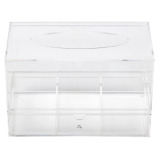 Акриловая Коробка Для Салфеток Homesmiths Vanity, ПРОЗРАЧНАЯ, 23,5 X 24,3 X 16 см - 1 miniature