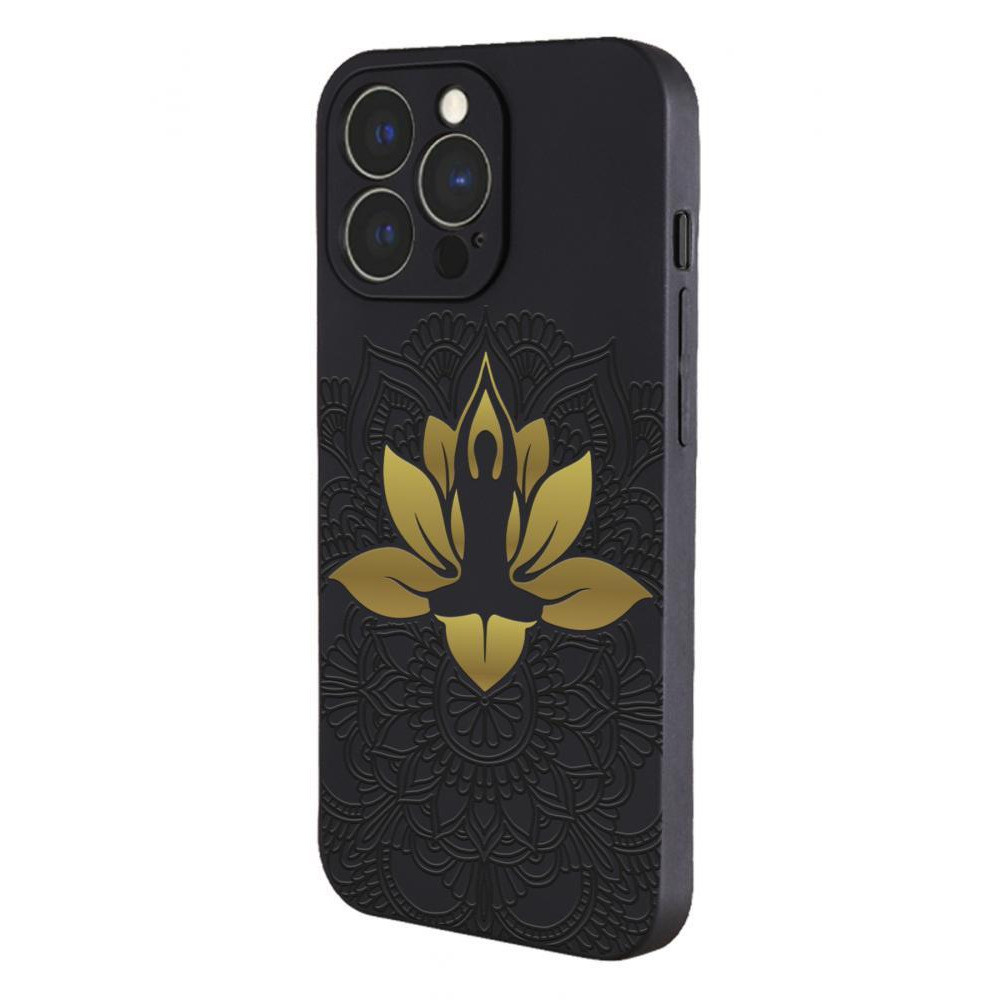 غطاء واقٍ لهاتف آيفون 13 برو ماكس رمز بادما - 1