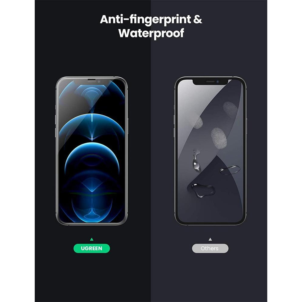 UGREEN \/ Screen protector, iPhone 12 \/12 Pro, 2-pack, Anti-scratch - 5