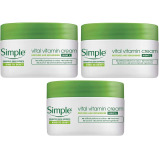 Simple, Kind to Skin Vital Vitamin Night Cream, 50 ml, 3 Pack - 1 miniature