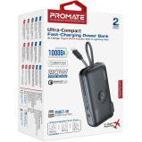 Promate Сверхкомпактный Настенный Зарядный Аккумулятор Power BANK 10000 мАч - 1 miniature