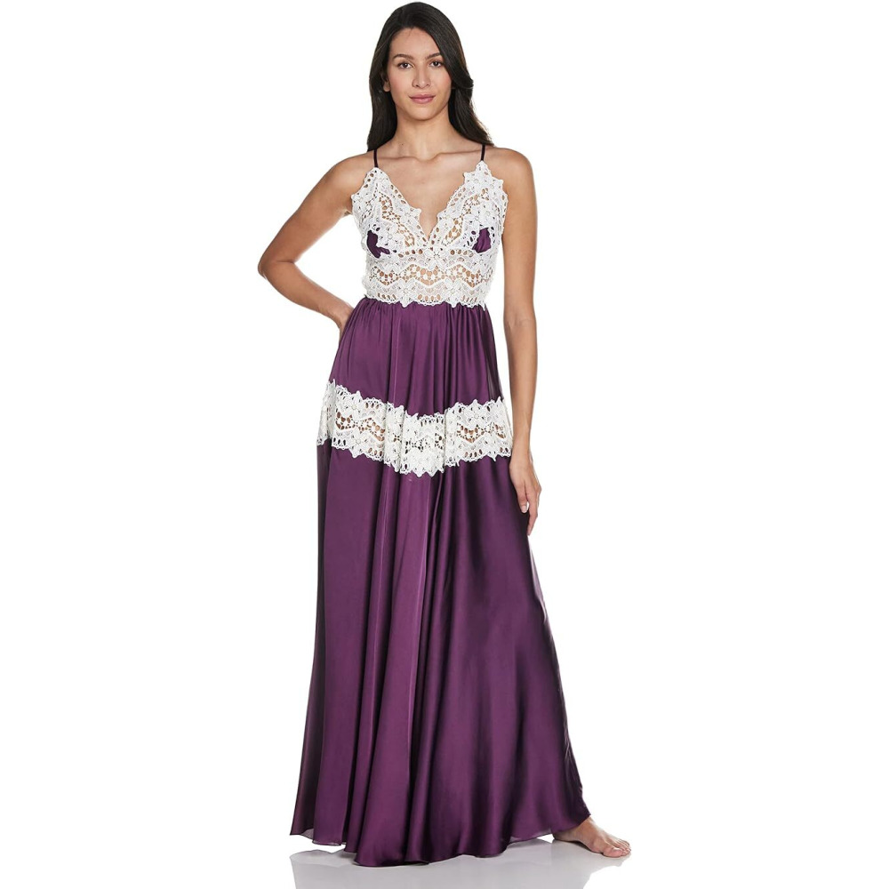 Ночная Рубашка Hidden Beauty Belgium Divine DECADENCE С v-образным вырезом, Barrie, один размер - 1