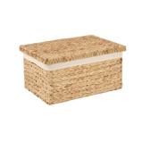 Homesmiths Water Hyacinth Large Storage Box 51.5 x 35 x 25 cm - 1 miniature