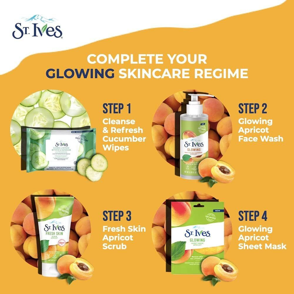St. Ives, Cucumber Refreshing Facial Cleansing Wipes, 25 Wipes - 5