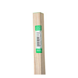 Madison Mill Poplar Square Dowel - ½ cm x 36 inches - 4 miniature