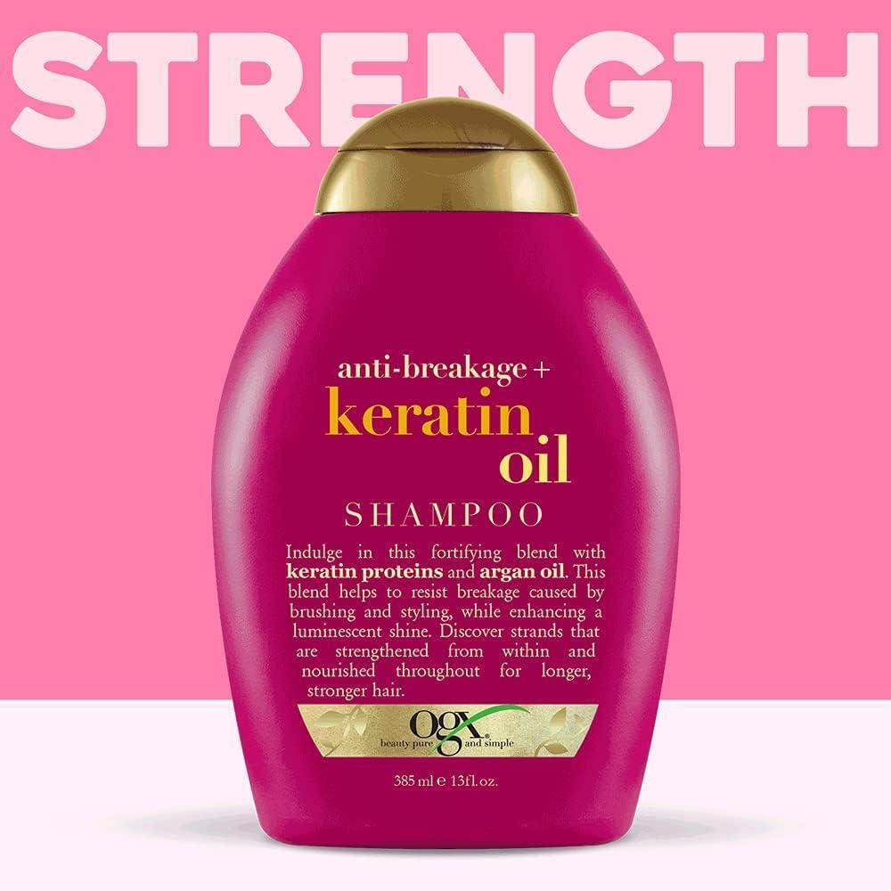 OGX Anti-breakage Keratin Oil Shampoo  Conditioner (13 Ounces) - 2