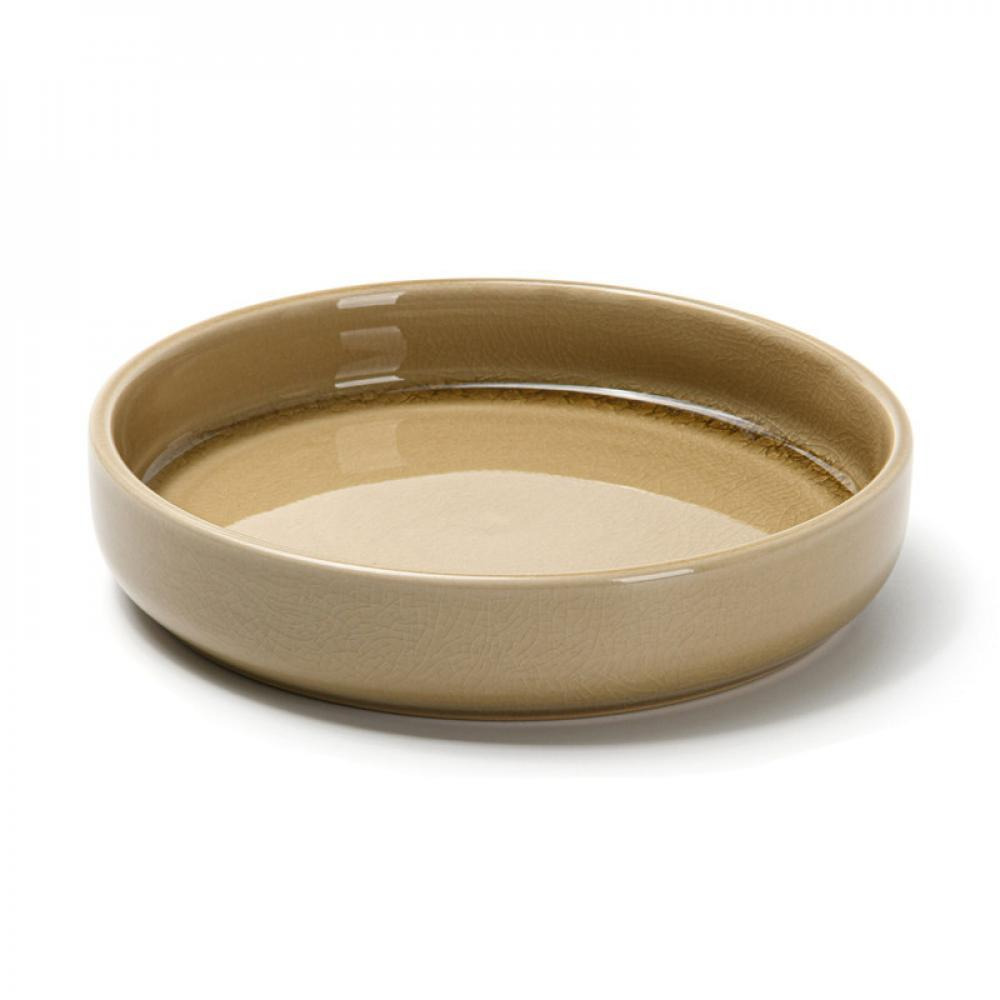 Fissman Ceramic Plate Brown 17.5cm - 1