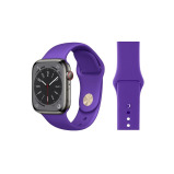 Perfii Solid Silicone Replacement Band for Apple Watch 49, 45, 44, 42 mm Series Ultra 8/7/6/5/4 SE - 1 miniature