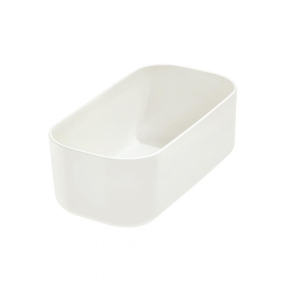 صندوق تخزين مدمج من Interdesign ECO مقاس 3.6 × 7.2 × 2.4 بوصة جوز الهند - 4