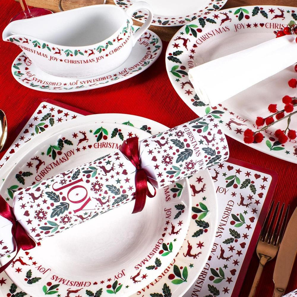 Rsw Christmas Joy Dinner Plates Set Of 2 - 3