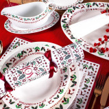Rsw Christmas Joy Dinner Plates Set Of 2 - 3 miniature