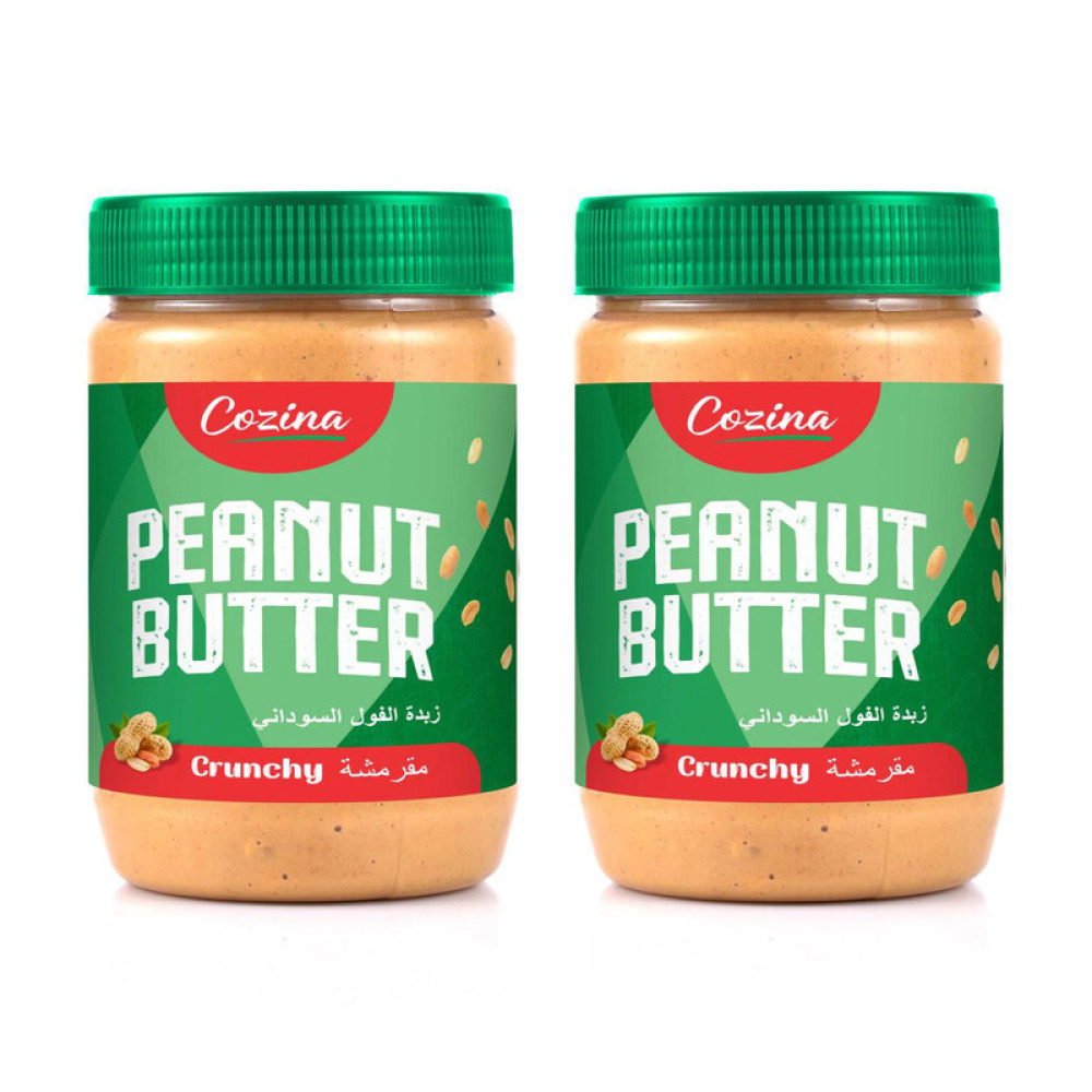 Cozina Crunchy Peanut Butter 510gx2 - 1