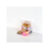 Homesmiths Stationery Box Clear 9 x 7 x 5.2 cm - 4 miniature