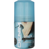 Deodorant Denim DeoMax Aqua Roll On For Men, 50ML - 1 miniature