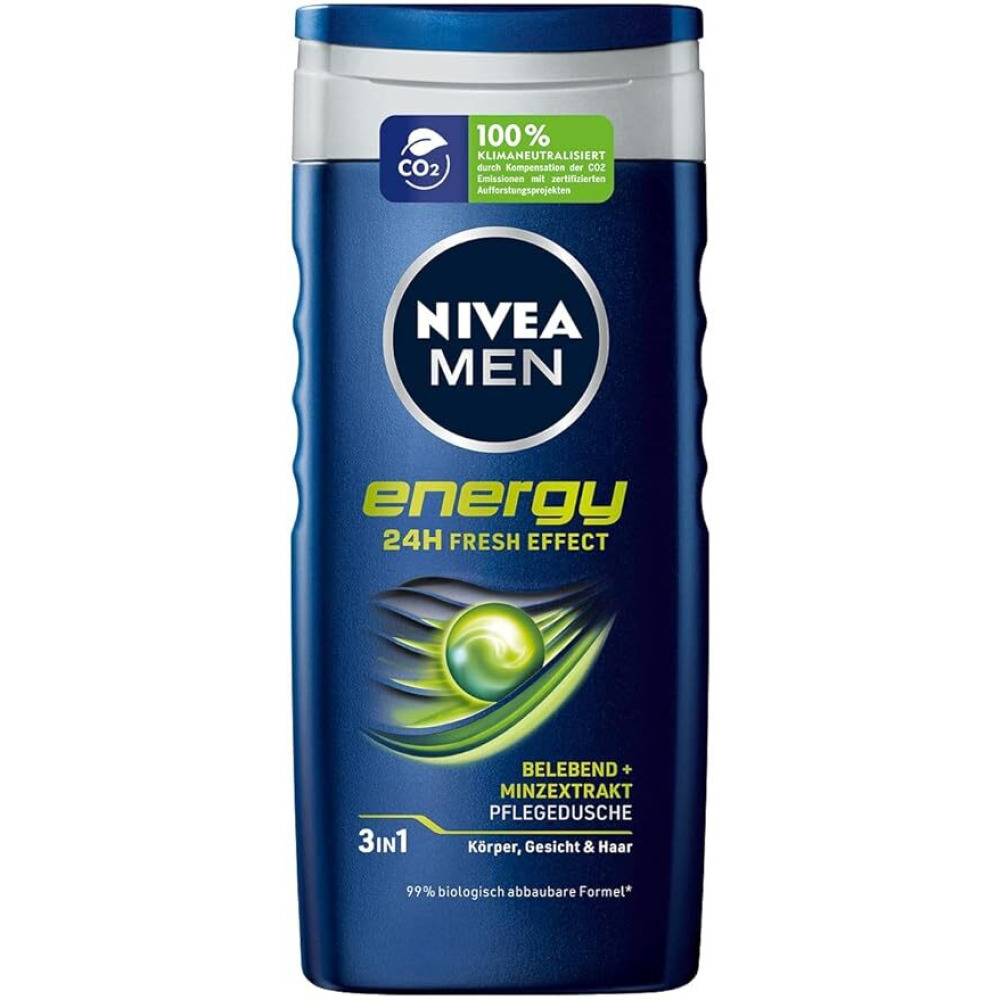 NIVEA, Мужской гель для ДУША, ЭНЕРГИЯ, 6*250 мл - 1