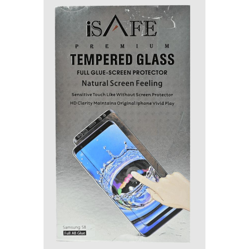 ISAFE HD GLASS SCREEN GUARD FULL GLUE GALAXY S8 - 1