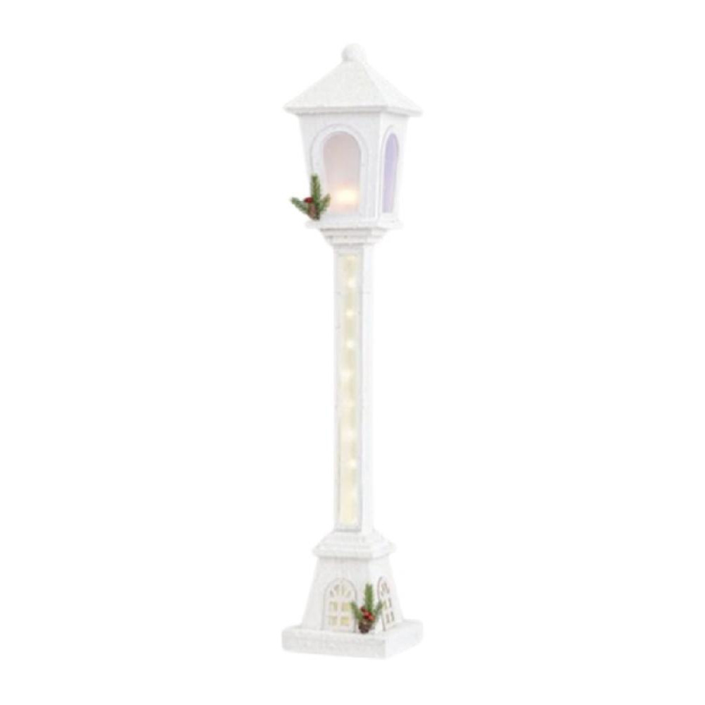 Swift 102cm Wooden Lantern with Led White - 1