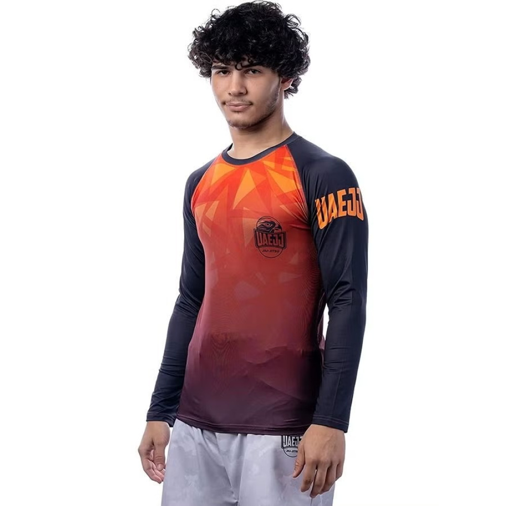 Рашгард Uaejj JIU Jitsu С Длинным Рукавом для ВЗРОСЛЫХ, размер S - 3