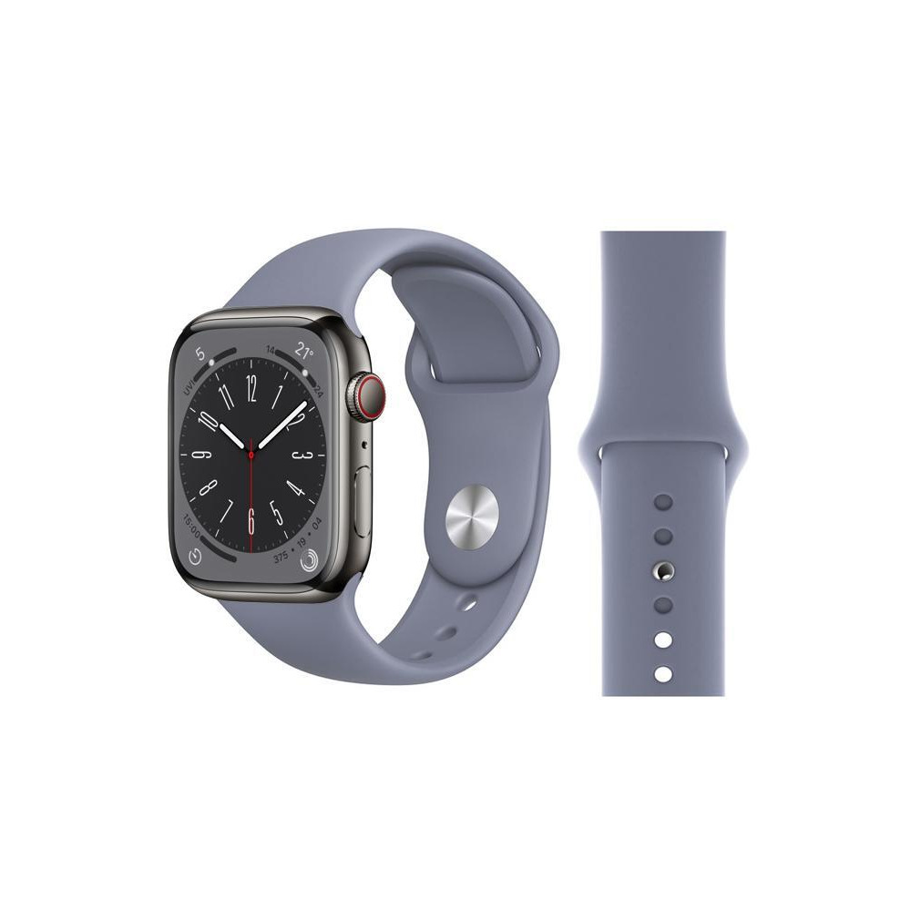Perfii Solid Silicone Replacement Band for Apple Watch 49, 45, 44, 42 mm Series Ultra 8/7/6/5/4 SE - 2