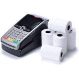 Thermal Cash Rolls, White, 57MMX40MM (for use with credit card machines) - 100 Rolls (100) - 1 miniature